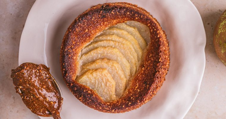 Gâteau poire – noisettes (sans gluten)