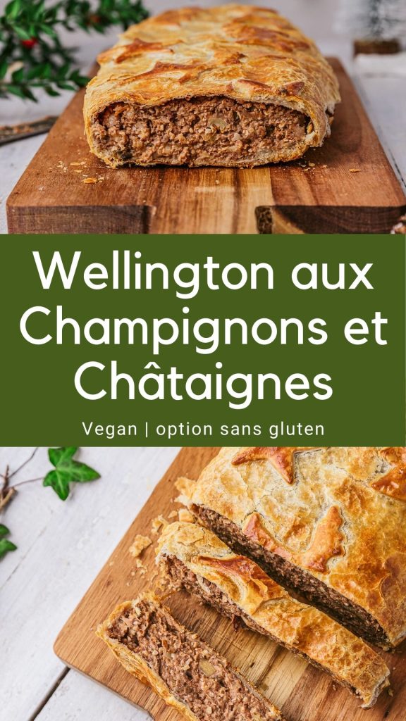 wellington champignon marrons recette vegan noel sans gluten