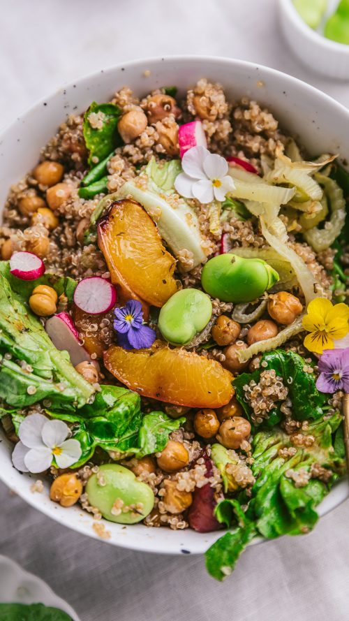 salade de quinoa proteine vegan peche été sain