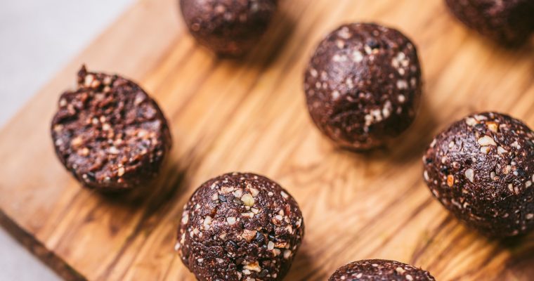 Energy balls cacao – sésame noir