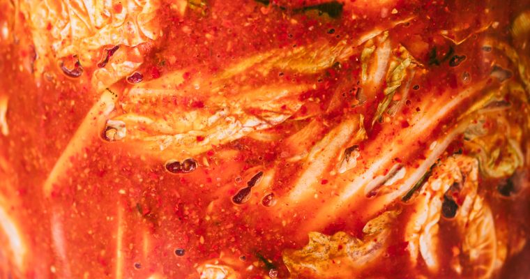 Kimchi vegan traditionnel