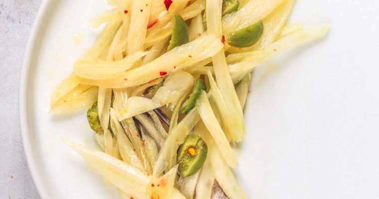 Marinated Fennel with green Olives