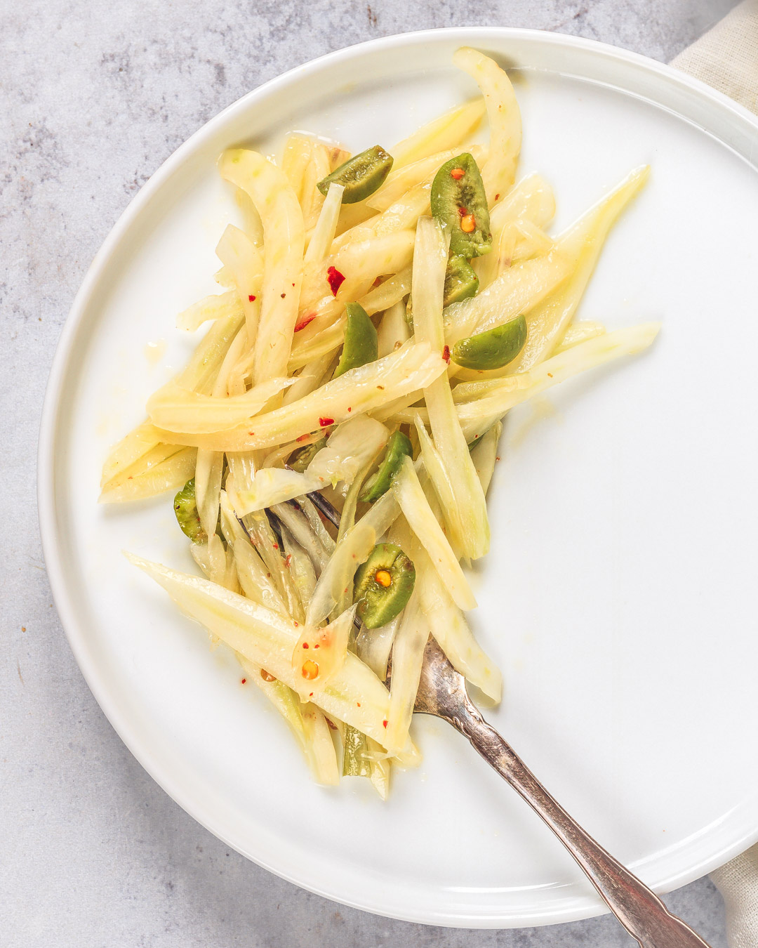 Marinated Fennel with green Olives
